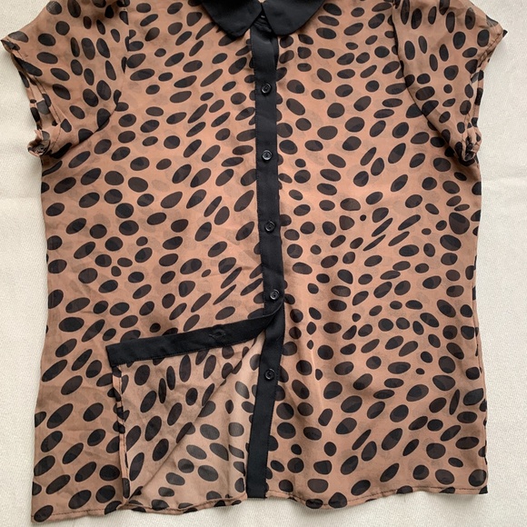 Cute Collared Button Up Print Top Bundle - Picture 17 of 17